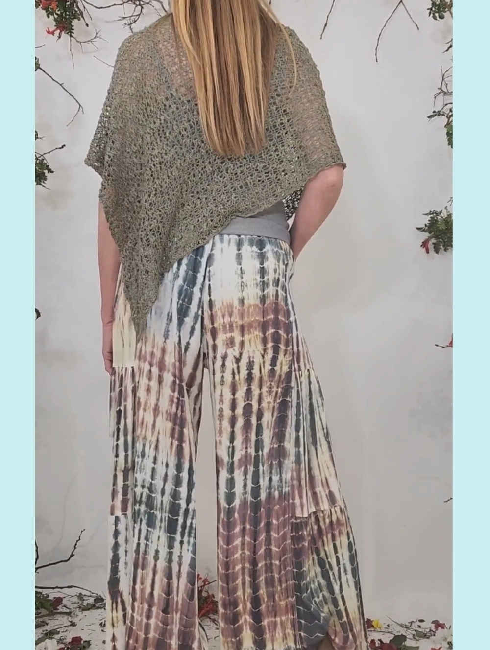 Happy Bohemians Palazzo Pants Sz M/L Tiger Lily - Picture 6 of 15
